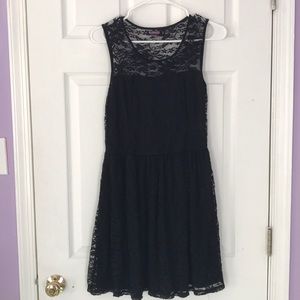Black lace dress